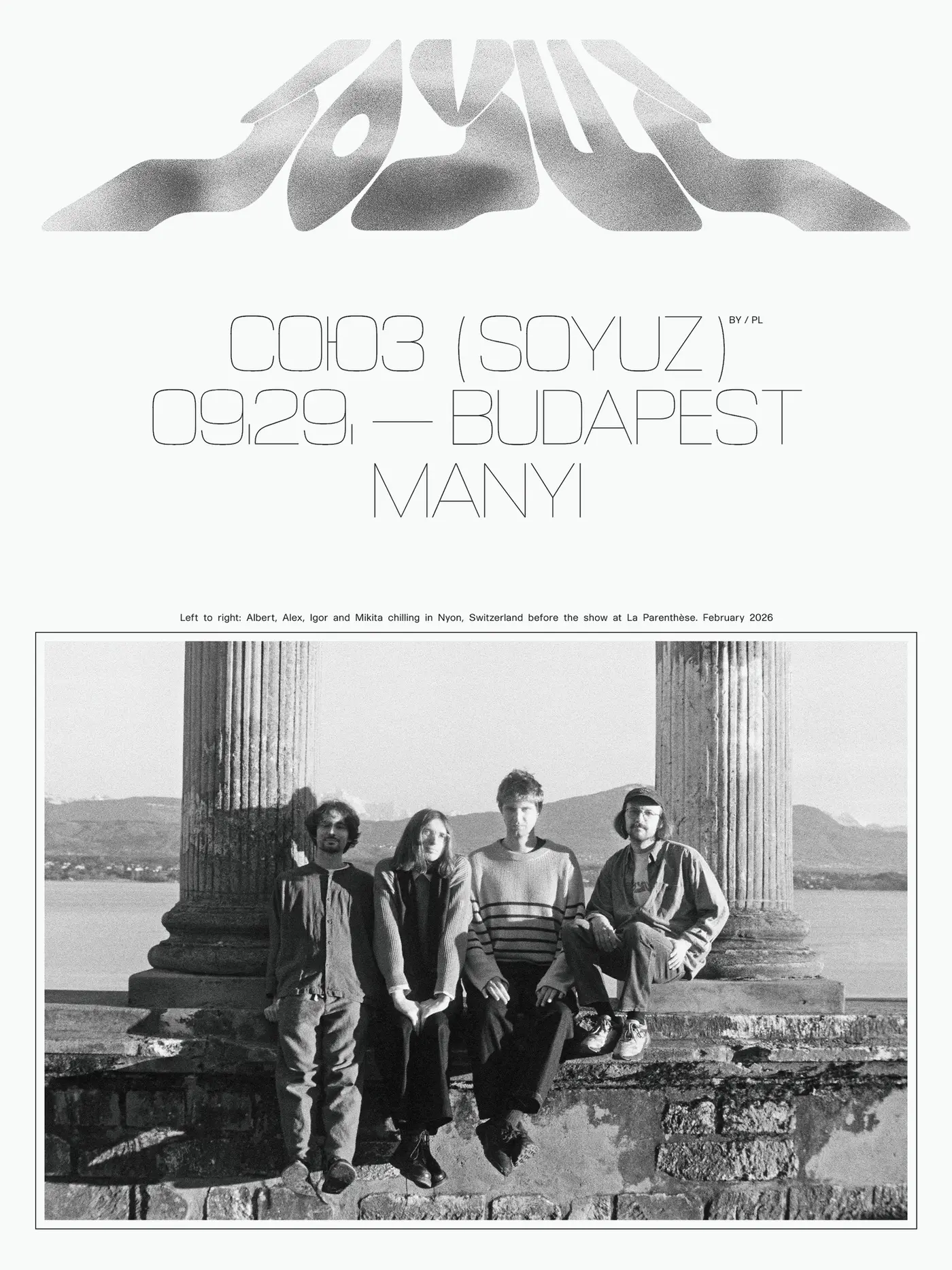 СОЮЗ (SOYUZ) koncert Budapesten (Manyi-Kulturális Műhely)