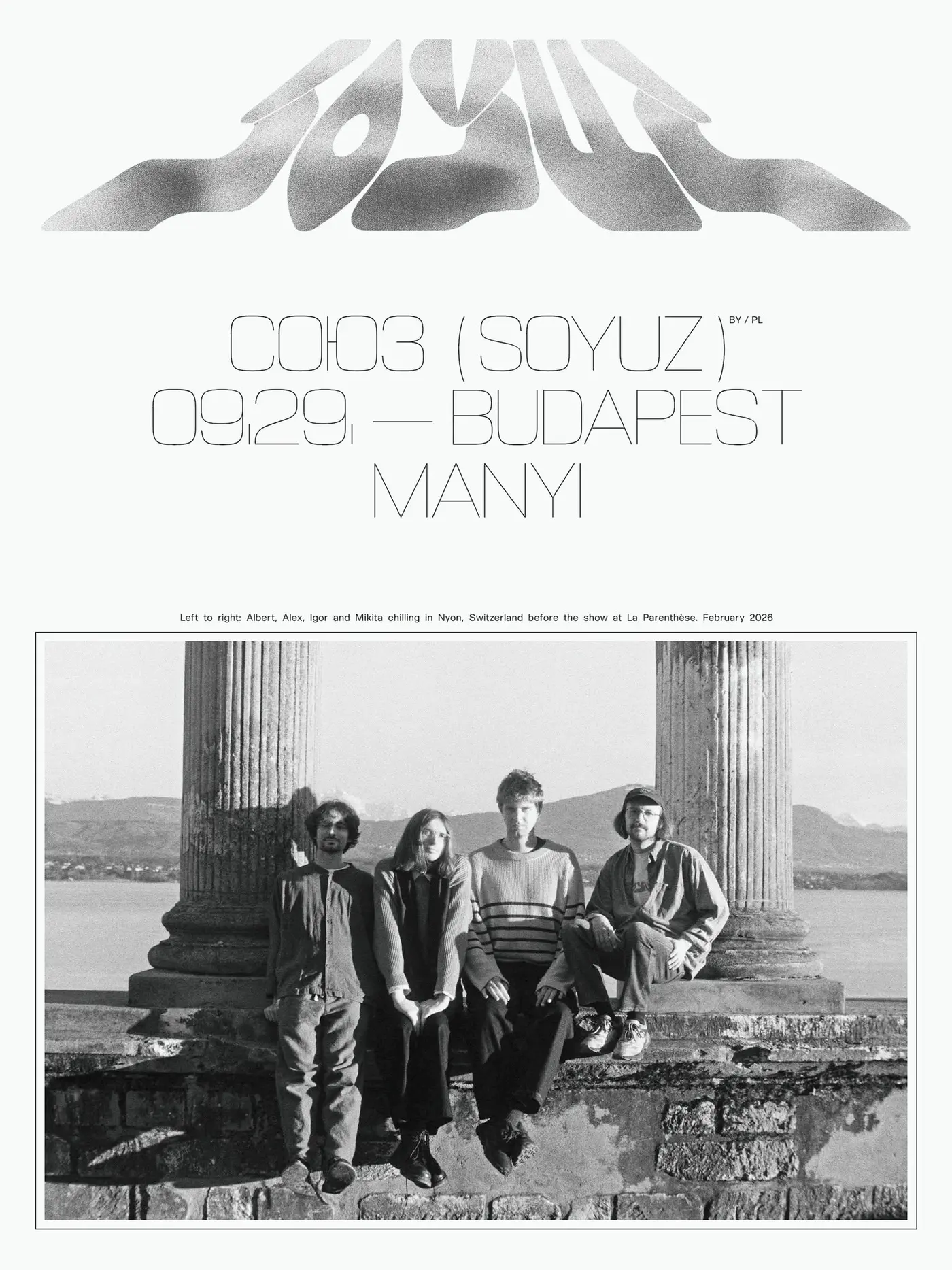 СОЮЗ (SOYUZ) koncert Budapesten – Manyi-Kulturális Műhely