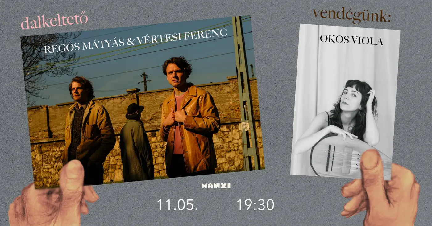 Regős Mátyás & Vértesi Ferenc dalkeltetője // Okos Viola koncert Budapesten (Manyi-Kulturális Műhely)