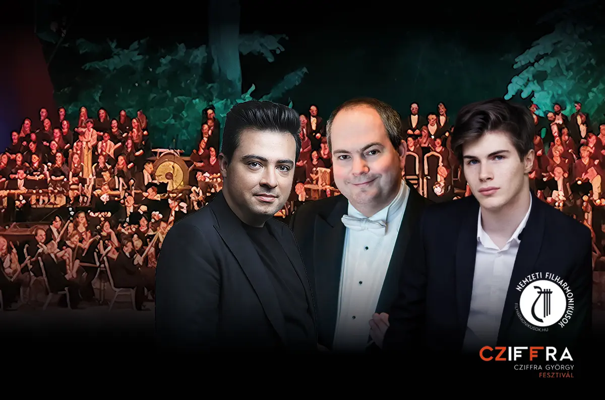 Nyitókoncert NEMZETI FILHARMONIKUS ZENEKAR BALÁZS JÁNOS zongoraművész  BÁCSY-SCHWARTZ ZOLTÁN hegedűművész - Margitszigeti Színház - Margitszigeti Szabadtéri Színpad koncert Budapesten (Margitszigeti Szabadtéri Színház)