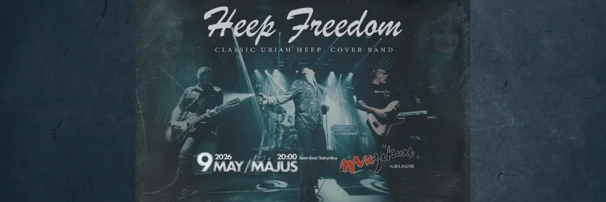 Heep Freedom – Two Eras\, One Night: Byron & Lawton koncert Budapesten – Muzikum Klub & Bisztró