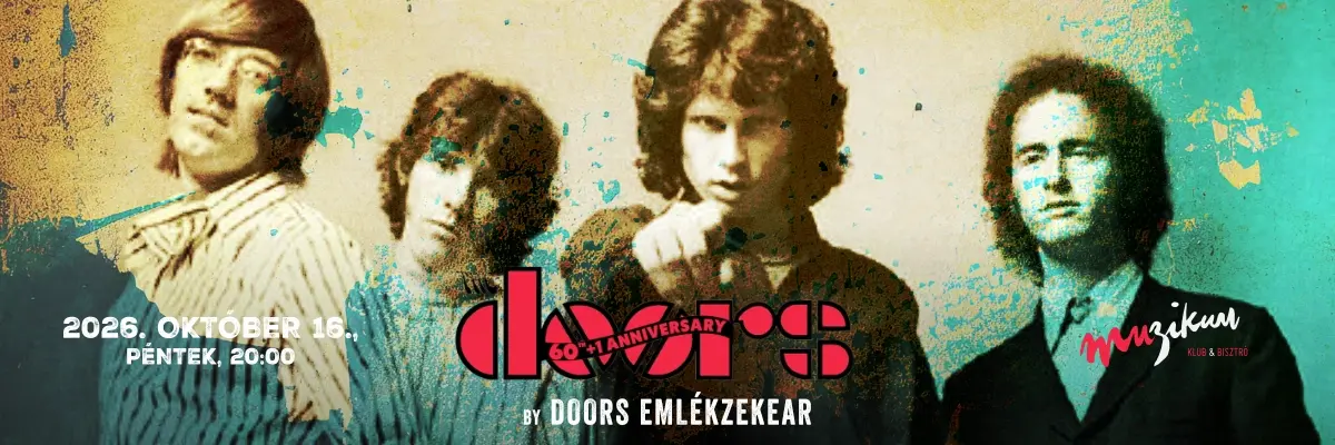 The Doors Emlékzenekar | Whiskey\, Mystics and Men koncert Budapesten (Muzikum Klub & Bisztró)