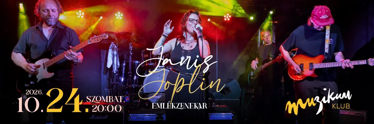 Janis Joplin Emlékzenekar koncert Budapesten (Muzikum Klub & Bisztró)