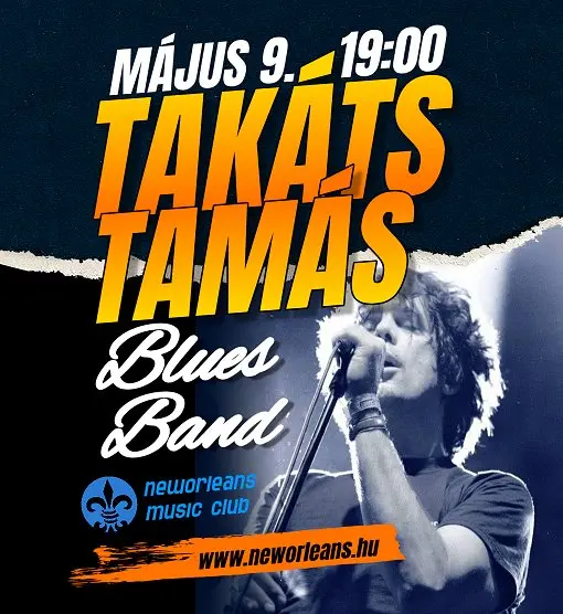 Takáts Tamás Blues Band koncert Budapesten (New Orleans Club)