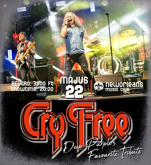 Cry Free koncert Budapesten (New Orleans Club)