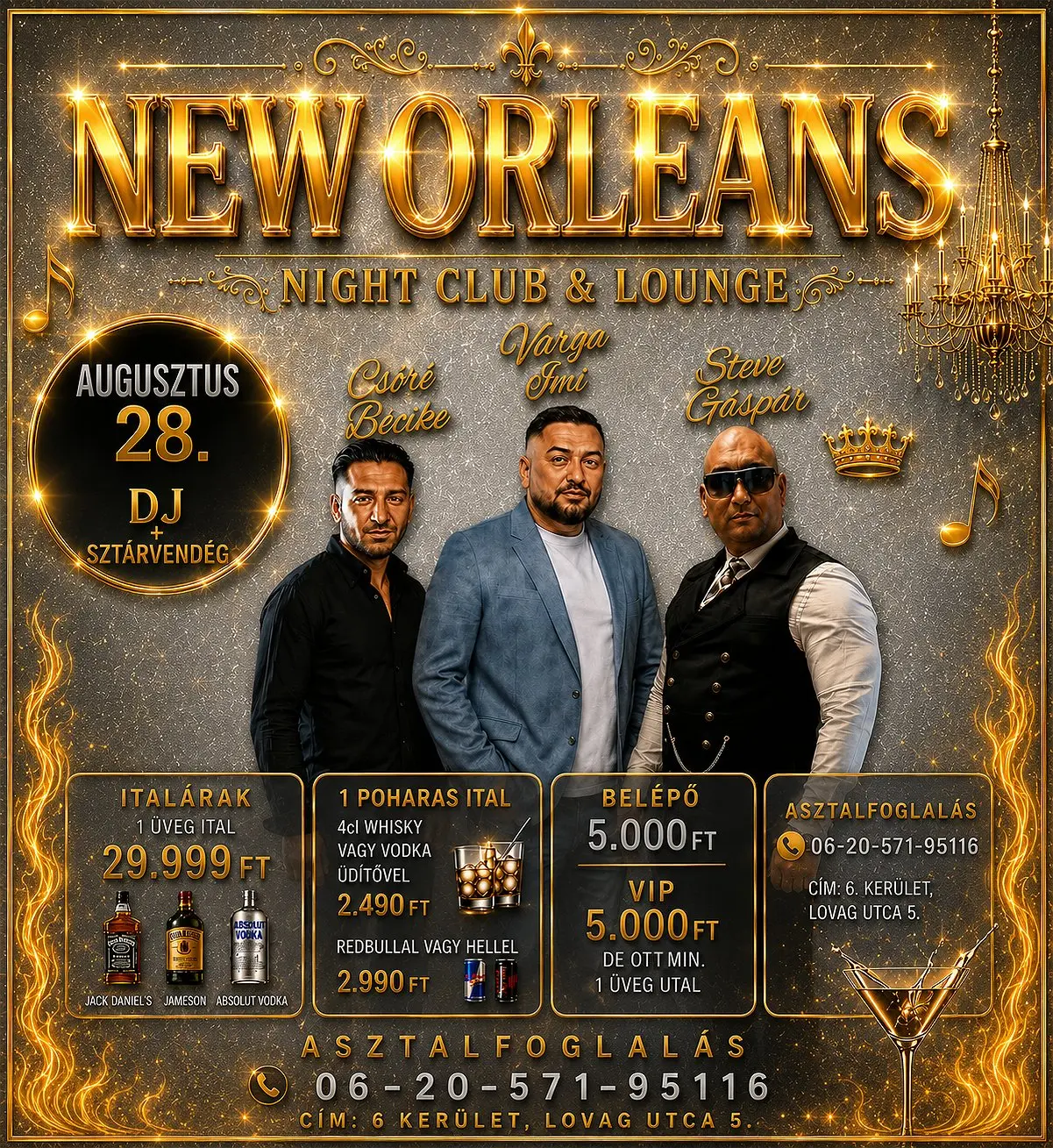Pesti Party koncert Budapesten (New Orleans Club)
