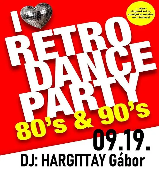 I LOVE RETRO dance party koncert Budapesten (New Orleans Club)