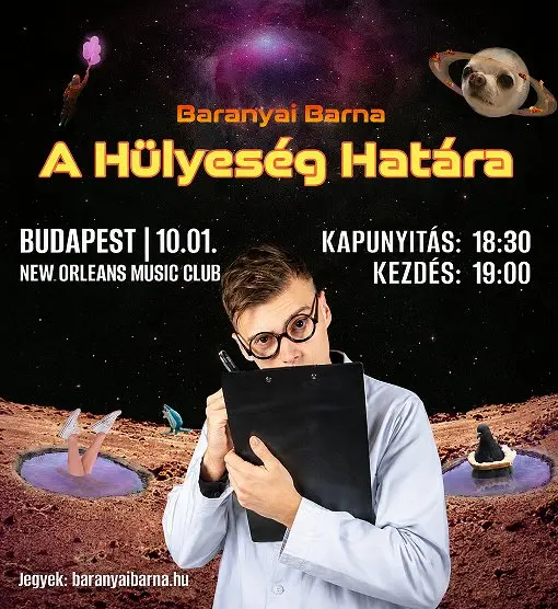 A Hülyeség Határa koncert Budapesten (New Orleans Club)