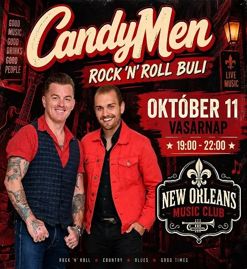 CandyMen Duo koncert Budapesten (New Orleans Club)