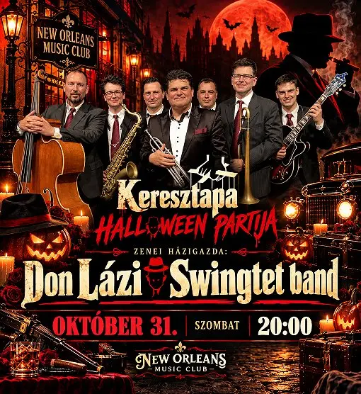Don Lázi Swingtet koncert Budapesten (New Orleans Club)