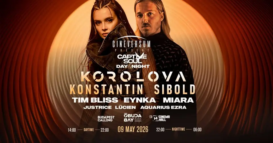Cineversum pres. Captive Soul Day&Night w/ KOROLOVA & Friends koncert Budapesten – Óbuda Bay
