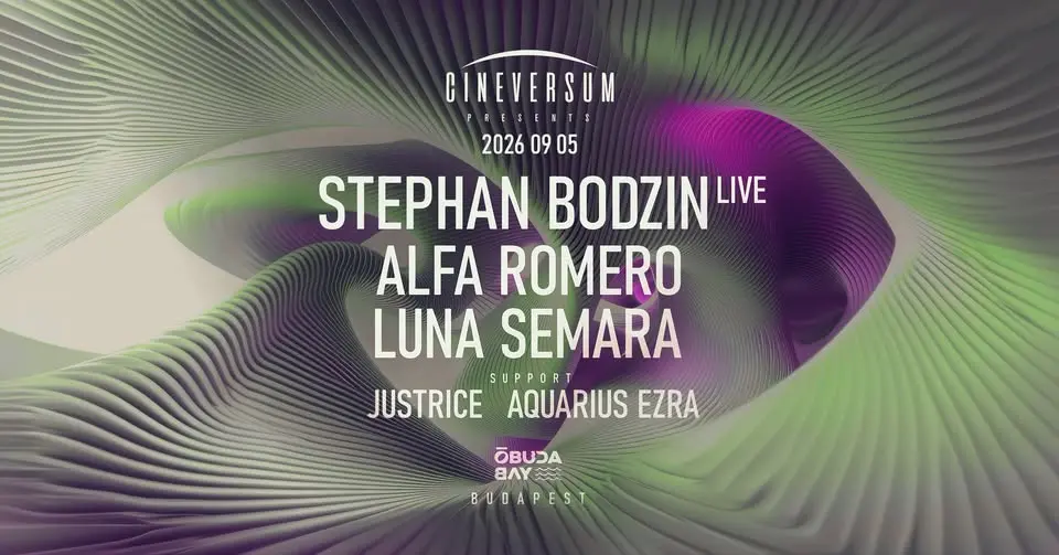 Cineversum pres. STEPHAN BODZIN (live) koncert Budapesten (Óbuda Bay)