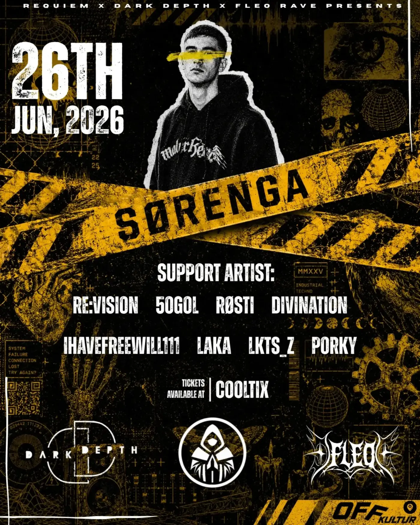 Requiem X Dark Depth X Fleo Rave koncert Budapesten (OFF Kultur)