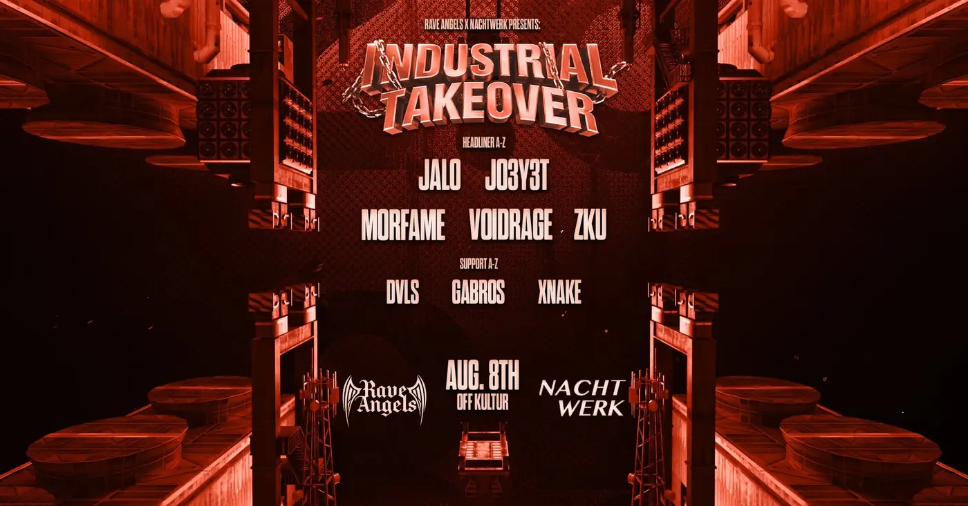 RAVE ANGELS X NACHTWERK PRESENTS: INDUSTRIAL TAKEOVER III koncert Budapesten (OFF Kultur)