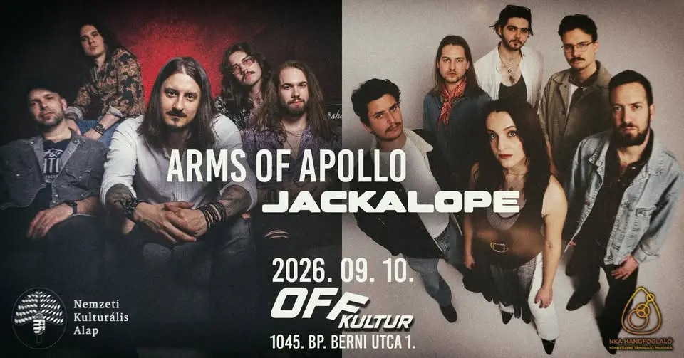 Arms of Apollo, Jackalope - OFF Kultur koncert Budapesten (OFF Kultur)
