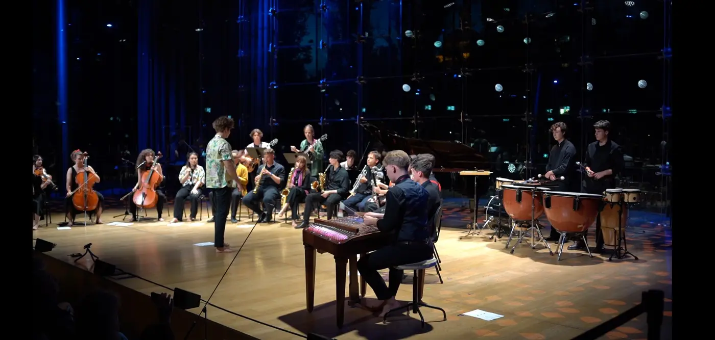 Bartók Conservatory Creative Improvisers Youth Orchestra koncert Budapesten (Opus Jazz Club)