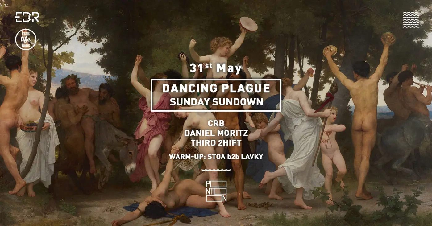 DANCING PLAGUE: CRB, DANIEL MORITZ, THIRD 2HIFT ~ PONTOON ~ 31ST MAY koncert Budapesten (PONTOON)