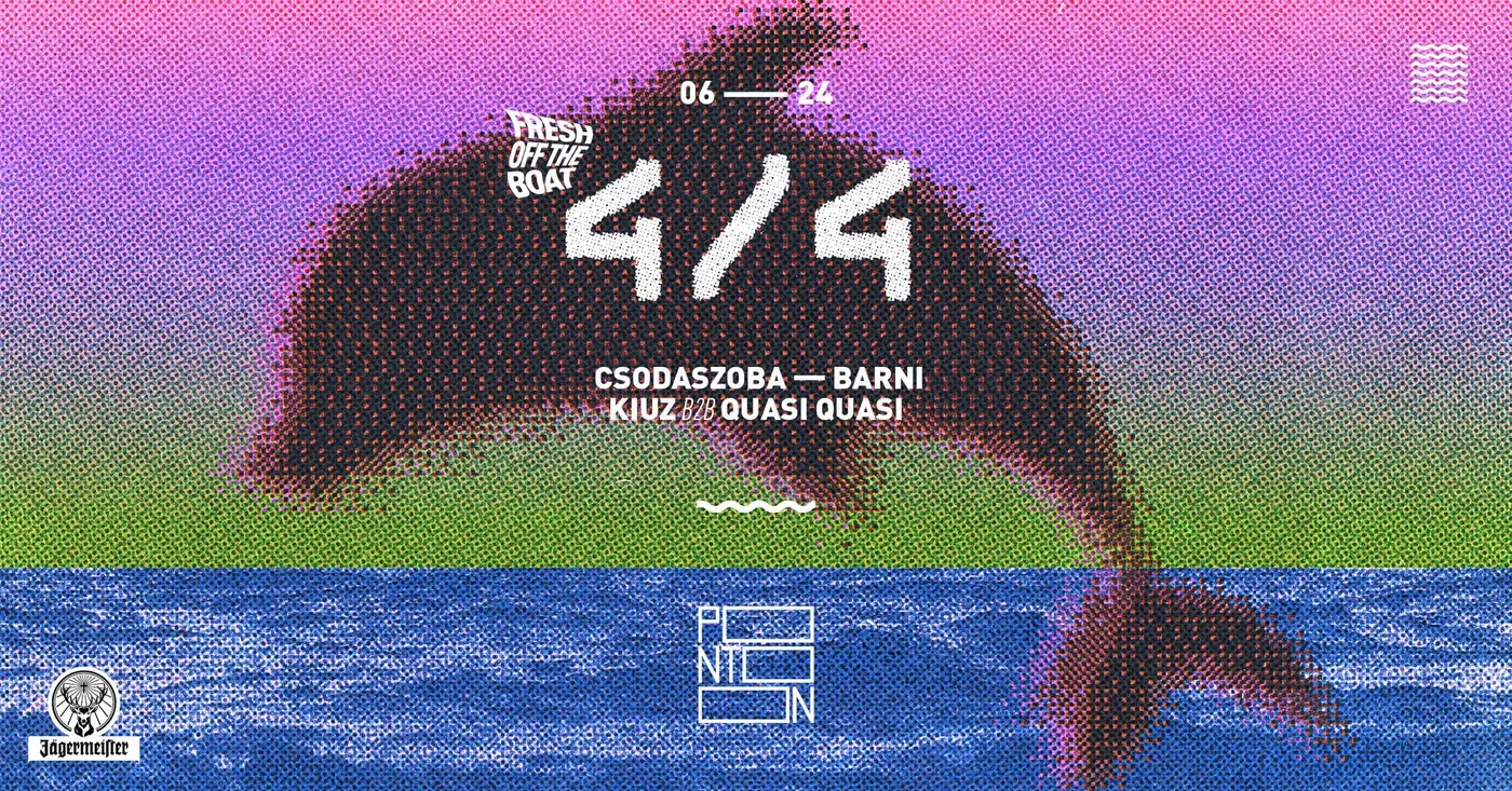 FRISSEN A FEDÉLZETEN: 4/4 | CSODASZOBA - BARNI - KIUZ B2B QUASI QUASI koncert Budapesten (PONTOON)