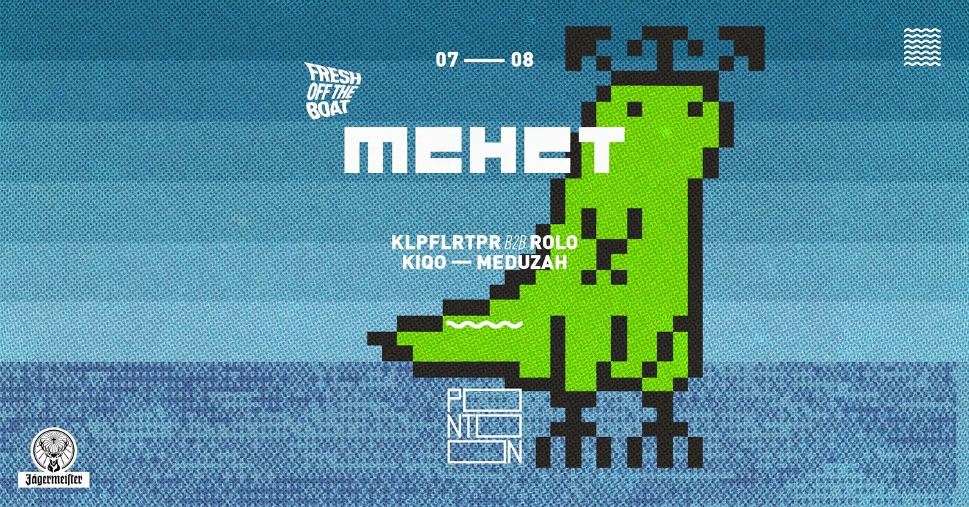 FRESH OFF THE BOAT: MEHET | KLPFLRTPR B2B ROLO  - KIQO - MEDUZAH koncert Budapesten (PONTOON)