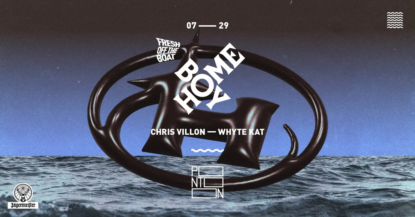 FRESH OFF THE BOAT: HOMEBOY | CHRIS VILLON - WHYTE KAT koncert Budapesten (PONTOON)