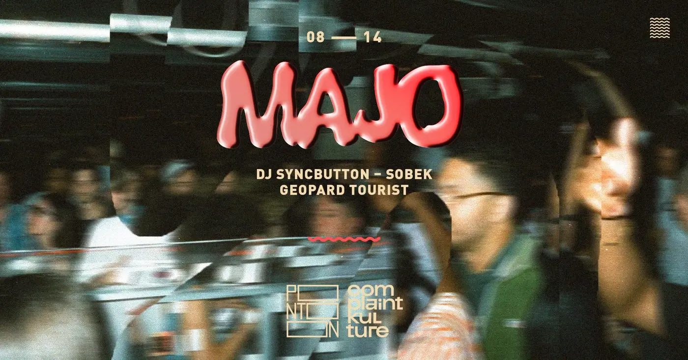 MAJO | DJ SYNCBUTTON - GEOPARD TOURIST - SOBEK koncert Budapesten (PONTOON)