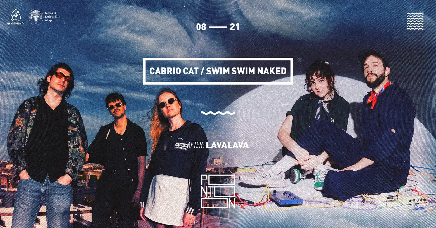 CABRIO CAT / SWIM SWIM NAKED koncert Budapesten (PONTOON)