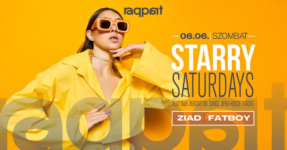 STARRY SATURDAYS 06.06. koncert Budapesten (Raqpart)
