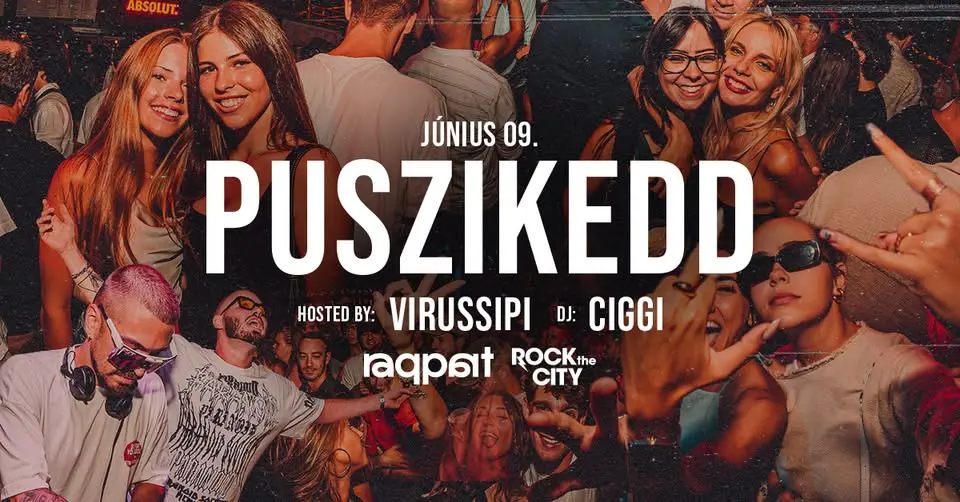 PUSZIKEDD / MINDEN HÉTEN, A RAQPARTON! koncert Budapesten (Raqpart)