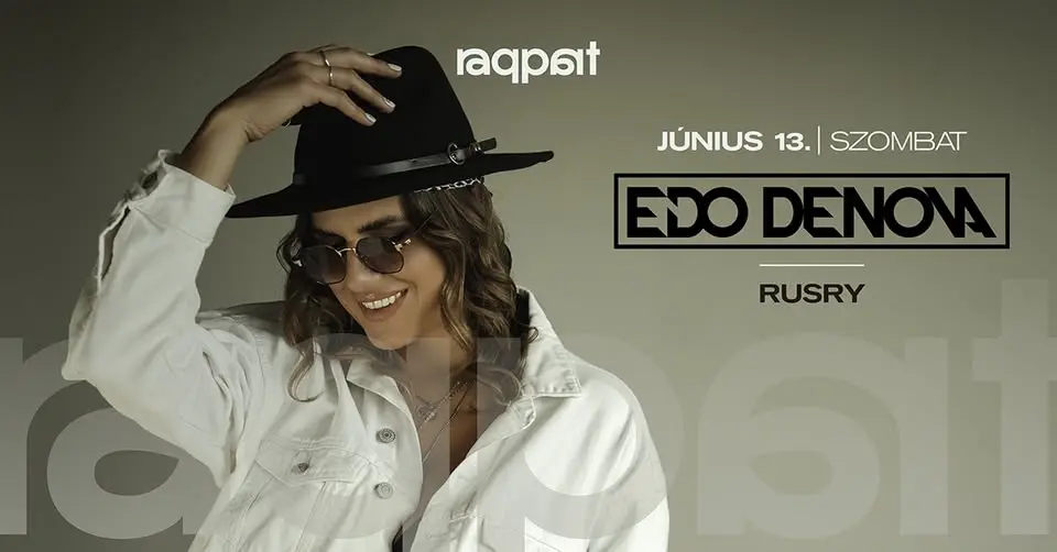 EDO DENOVA 06.13. koncert Budapesten (Raqpart)