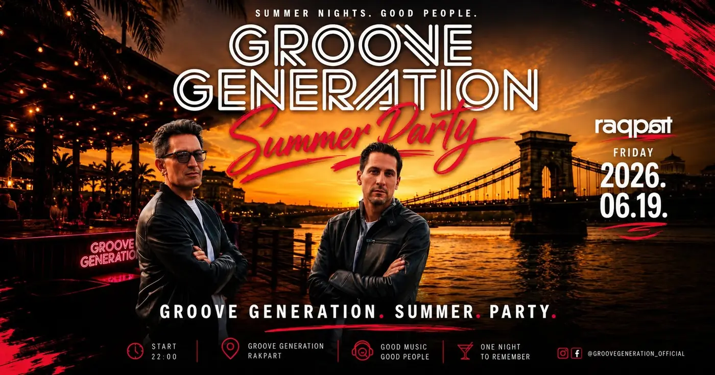 GROOVE GENERATION 06.19. - Raqpart koncert Budapesten (Raqpart)