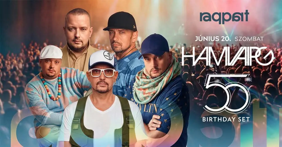 HAMVAI P.G. 50 - Brithday set 06.20. koncert Budapesten (Raqpart)