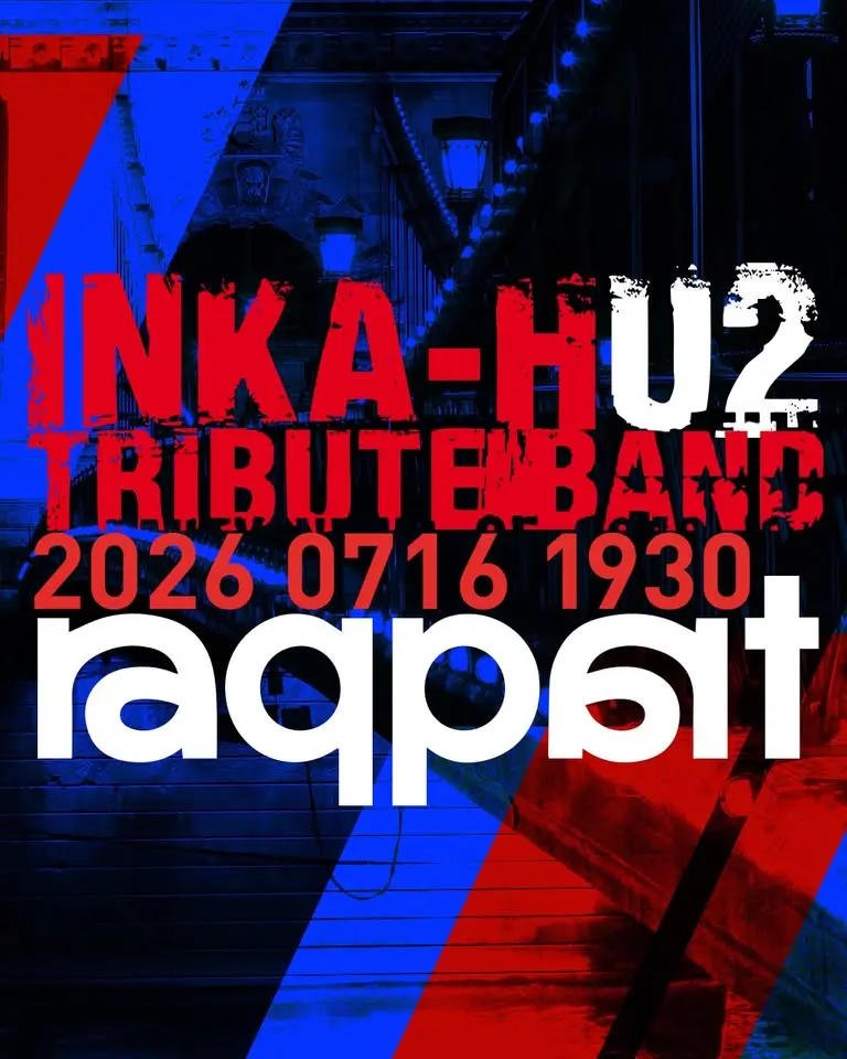 Inka-H U2 Tribute banD Live @raqpart Budapest koncert Budapesten (Raqpart)
