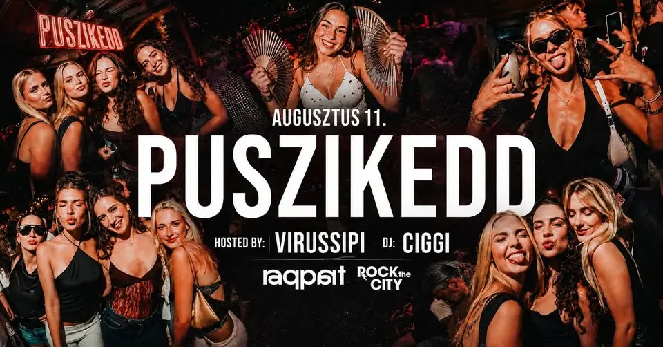 PUSZIKEDD MINDEN HÉTEN, A RAQPARTON! koncert Budapesten (Raqpart)