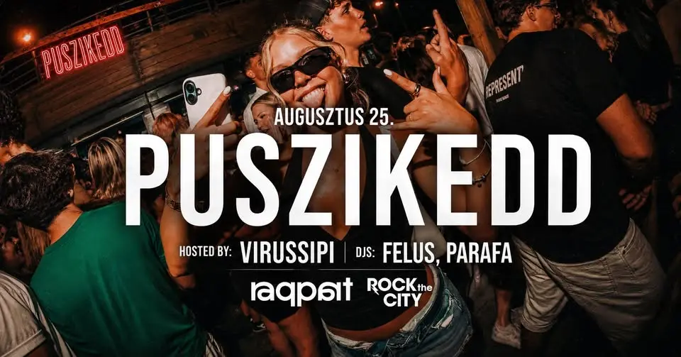 PUSZIKEDD MINDEN HÉTEN, A RAQPARTON! koncert Budapesten (Raqpart)