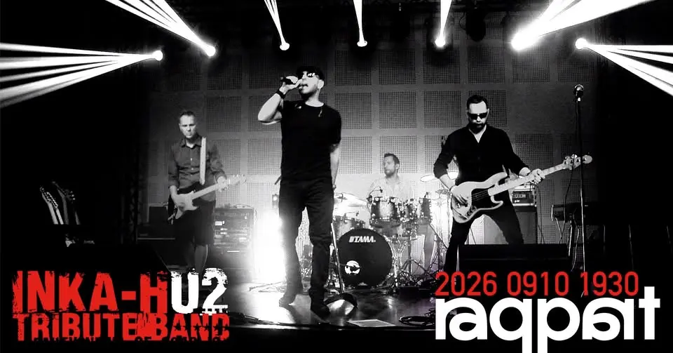 Inka-H U2 Tribute banD live @raqpart koncert Budapesten (Raqpart)