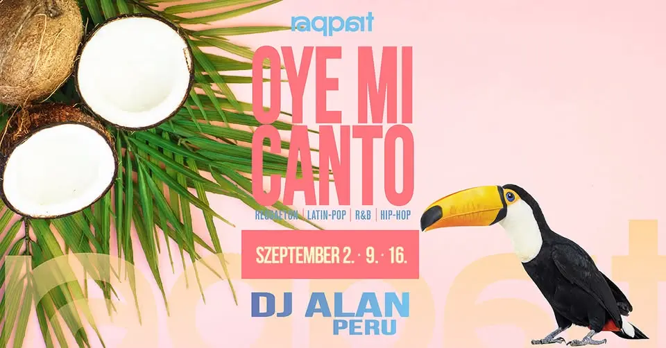 OYE MI CANTO 09.16. koncert Budapesten (Raqpart)