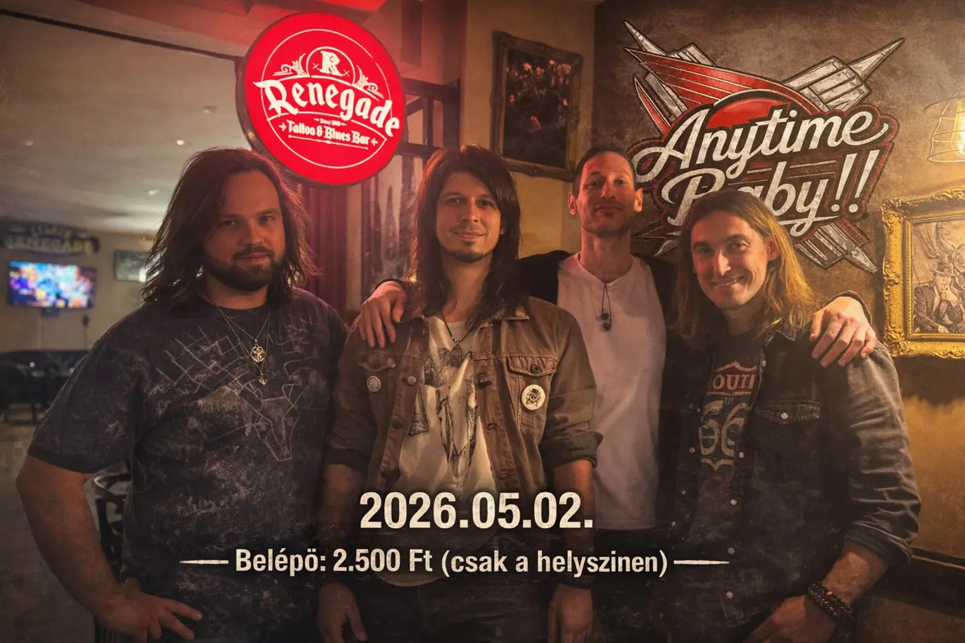 Anytime Baby!! // 80's rockrock koncert Budapesten
