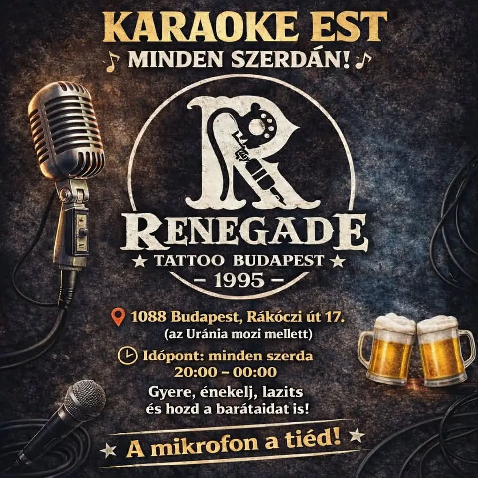 Karaoke Party!! koncert Budapesten (Renegade Tattoo & Blues Bar)