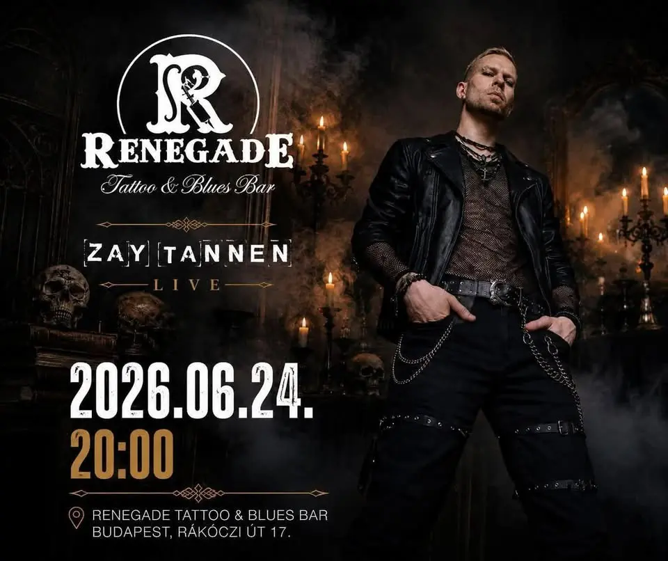 Zay Tannen koncert Budapesten (Renegade Tattoo & Blues Bar)