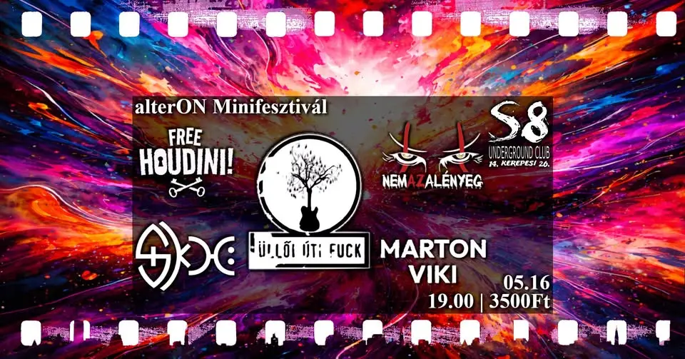 alterON Minifesztivál koncert Budapesten (S8 Underground Club)