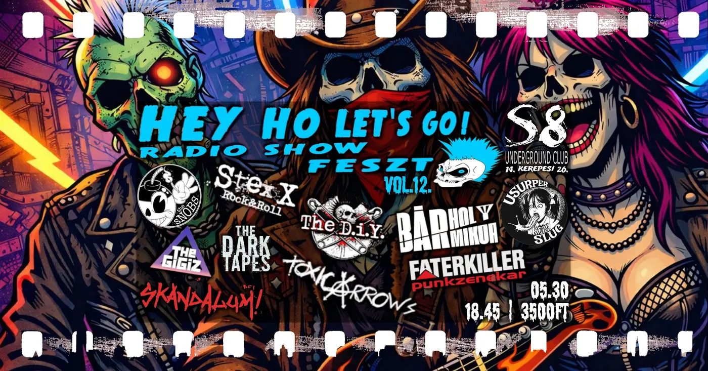 Hey Ho Let's Go Radio Show Feszt | vol.12. koncert Budapesten (S8 Underground Club)