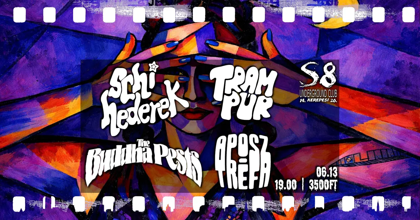 Schihederek | Trampúr | Aposztréfa | The Buddha Pests koncert Budapesten (S8 Underground Club)