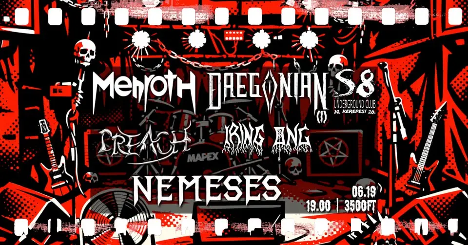 Daegonian [I] | Preach | +1 | Nemeses | Iring Ong koncert Budapesten (S8 Underground Club)