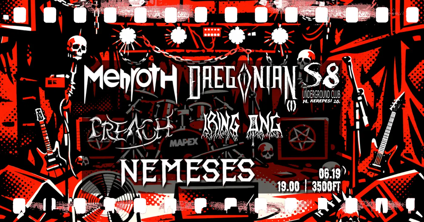 Daegonian [I] | Preach | Menroth | Nemeses | Iring Ong koncert Budapesten (S8 Underground Club)