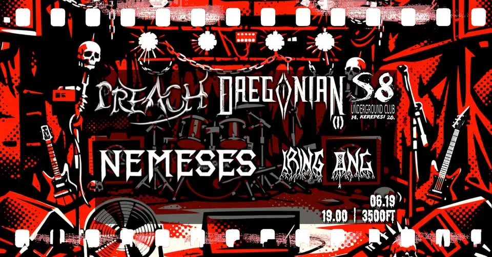 Daegonian [I] | Preach | Nemeses | Iring Ong koncert Budapesten (S8 Underground Club)