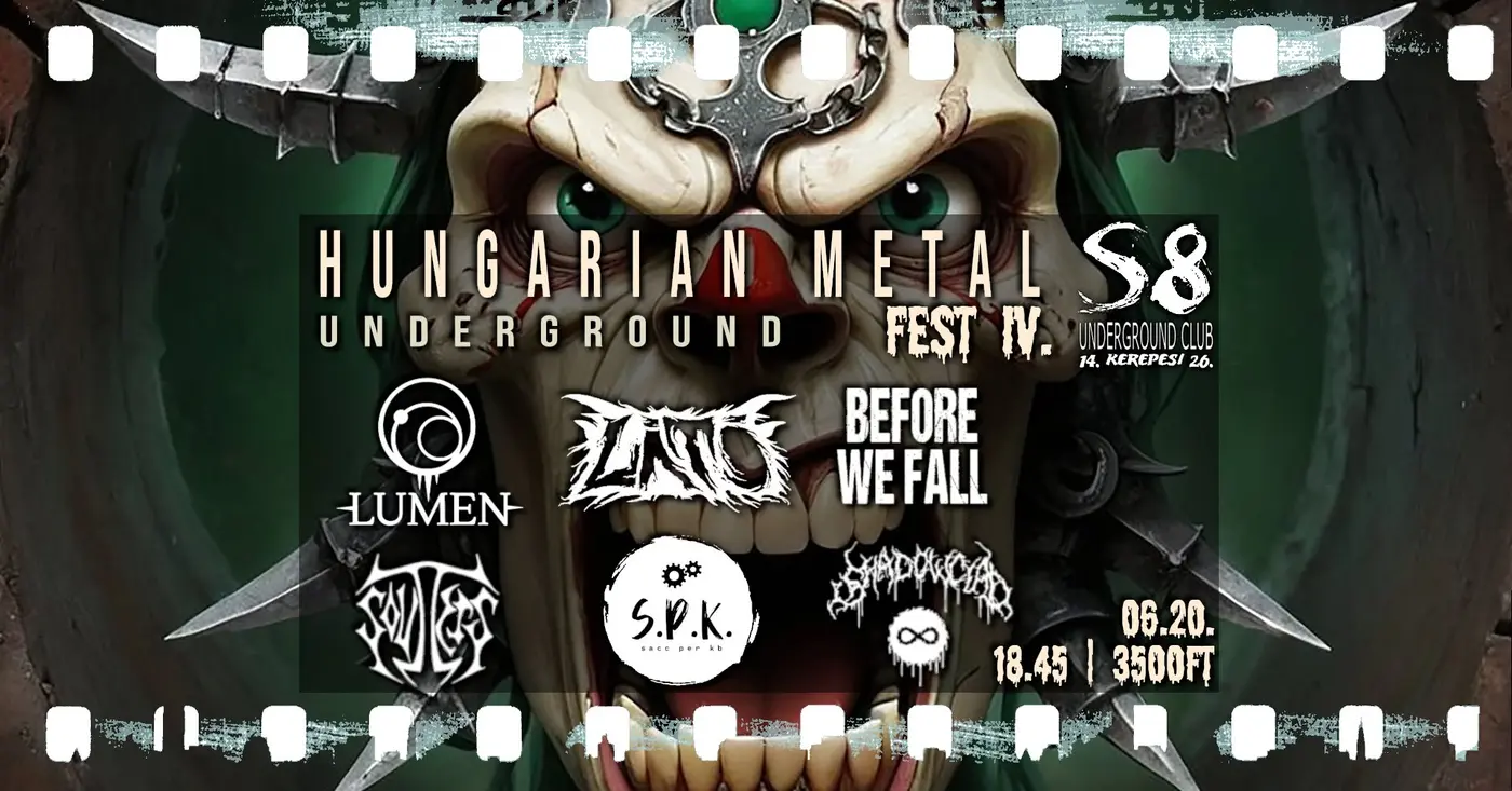 Hungarian Metal Underground Fest IV. koncert Budapesten – S8 Underground Club