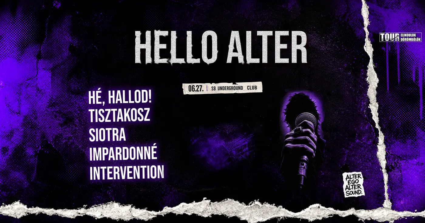 Hello Alter koncert Budapesten (S8 Underground Club)