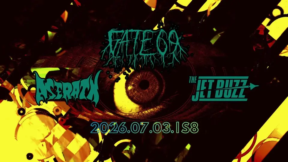 Gate69 | The Jet Buzz | Aserath koncert Budapesten (S8 Underground Club)