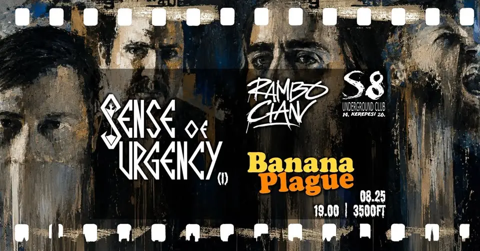 Sense of Urgency [I] | Rambo Chan | Banana Plague koncert Budapesten (S8 Underground Club)