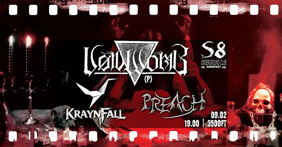 Vøidwomb [P] | KraynFall | Preach koncert Budapesten (S8 Underground Club)